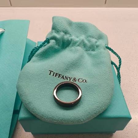 Tiffany 1837 titanium narrow ring size 5 - $170 (Bellevue, WA)63470982713859120