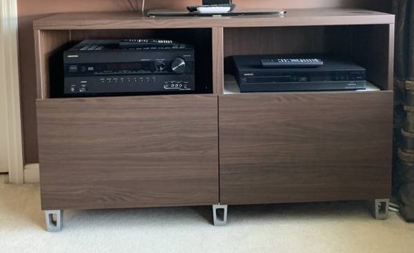 IKEA Besta TV Bench with Doors - Entertainment Stand - Pre-owned 1