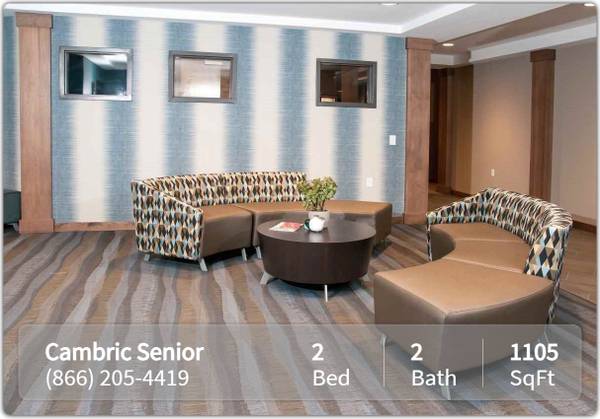 $1,625 / 2br - 1105ft2 - Magnificent views await you at The Cambric Senior Apartments (Saint Paul - Near Downtown)63868702168323121