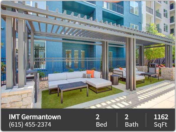 $2,670 / 2br - 1162ft2 - ¡Mire nuestras terminaciones premium y el increíble espacio de armarios! ¡Tiene que encantarle! (Nashville - First Tennessee Park)63680393544449122