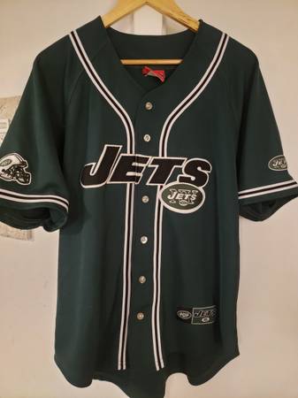 NY Jets men's baseball jersey NFL size medium 1
