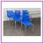 Alberto Meda Design Sapphire Blue Alias Chairs, Set Of Six 2 thumbnail