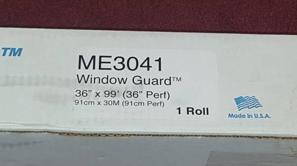 ME3041 - Marcy Windowguard 36" x 99' - $60 (Wenatchee)63437237486851121