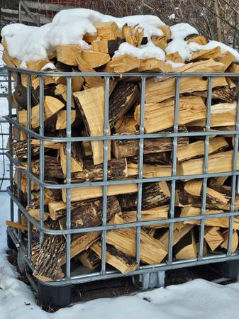 Ash firewood split. seasoned 1 year 1