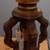 DON WARD Vintage seventies plaster table lamp,original shade 7 thumbnail