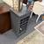 Dark Gray 18 Bottle Wine Cabinet, With 1 Drawer 2 thumbnail