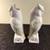 VASES BELLEEK OWLS  8X3"   2 EA  owls hooting 4 thumbnail