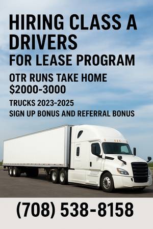 Lease Program Open – Make $2,000–$3,000/Week! 1