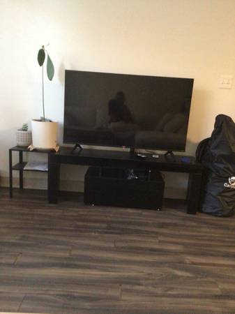 High-End Sectional + Queen Bed + TV + Standing Desk — Relocating (Pic 1