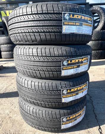 NEW LIONHART 195/60/15 TIRE SET 1