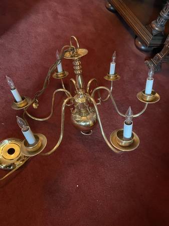 Brass Chandelier 1