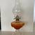 Vintage Antique Glass Hurricane Oil Pedestal Lamp 1 1 thumbnail