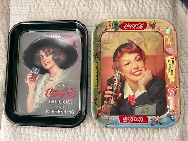 Vintage Coca Cola Trays 1