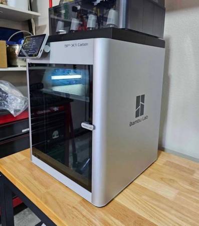 Wit Original Box Bambu Lab X1 Carbon 3D Printer Package in Excellent Condition 1