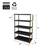 Project Source Commander 5-Tier Black Plastic Shelving Unit, 48 W x 20 3 thumbnail