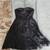 Worn Once Black Chiffon Dress Size 2 6 thumbnail