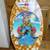 Vintage Hydroslide Wood Wake Board HOLOGRAM TIKI GOD Nash Sports USA 1 thumbnail