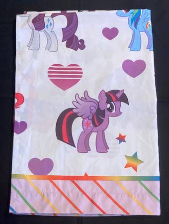 My Little Pony twin flat sheet 2014 Twilight Sparkle Pinkie Pie 1