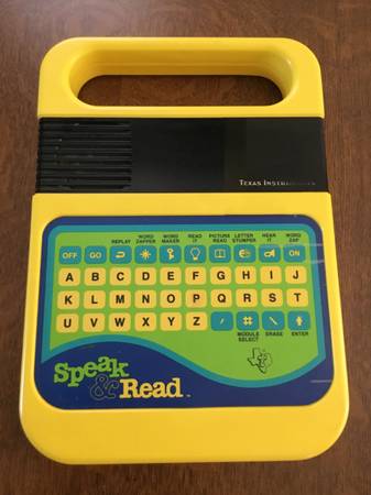 Vintage Texas Instruments Speak and Read - $25 (san mateo)63471321371651122
