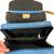 Sharif Blue Leather Purse Pocketbook Handbag 5 thumbnail