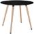 Black Round Dining Table with 3 dining chairs 4 thumbnail