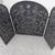 Elaborate Metal Hand Punched Fireplace Screen 1 thumbnail