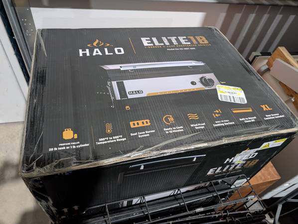 NEW Halo Elite1B One Burner Propane Griddle Indoor Outdoor 1