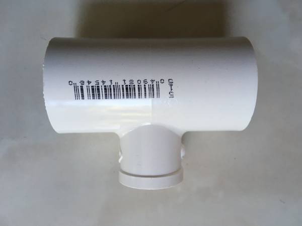 PVC Reducing Reducer TEE 1" slip, 2 available x 1" slip x 1/2" slip 1