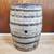 Large Antique Primitive 8-Band Oak Whiskey Barrel 2 thumbnail