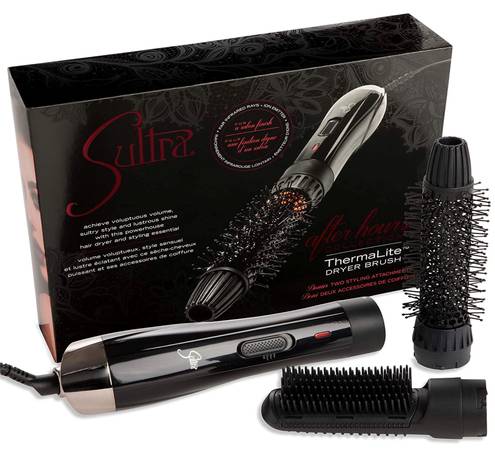 New In Box: Sultra After Hours ThermaLite Dryer Brush:  Dries & Styles 1