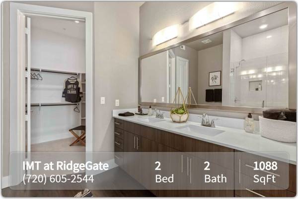 $2,545 / 2br - 1088ft2 - Just right for you! 2 bed, 2 bath. Amazing location in Lone Tree (Lone Tree - Near Park Meadows)63920603768066121