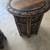 Tables Carved Mango Wood Round Top Octagon Base $235 pair 9 thumbnail