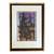 Colorful 1960s Abstract Mixed Media Gothic Church Painting Framed Sign 1 thumbnail