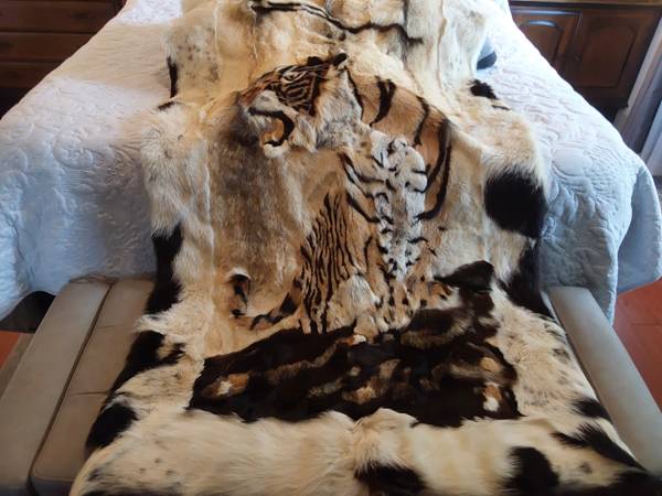 Authentic  fur tapestry 1