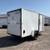 2025 Interstate 6 X 12 Patriot VNose Enclosed Cargo Trailer White 4 thumbnail