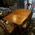AMAZING SOLID OAK TIGER GRAIN DINING TABLE SET CAN DELIVER LOCAL IF NEEDED 3 thumbnail