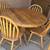 Solid Oak Pedestal DiningTable & 4 chairs 1 thumbnail