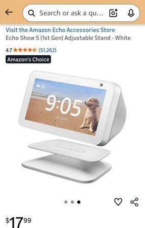 Stand for Echo Show 5 first gen. 1