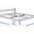 Ikea wood pine full size bed frame + slats. 2 thumbnail