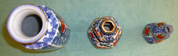 Set Of 3 Ceramic Flower Vases - $30 (Palm Desert)62969134313345123