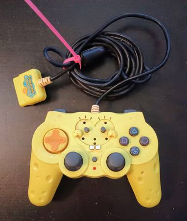 SpongeBob PlayStation 2 controller 1