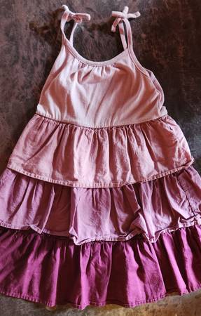 Gap Baby tiered ombre plum dress 4T 1