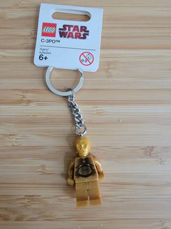 Lego Star Wars keychain C-3PO New 1