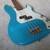 Vintage 1992 Fender Korean Squier series Precision bass in Maui Blue, 1 thumbnail