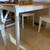 Set of 4 WorldMarket Solid Wood White Dining Chairs in Very Good Condi 3 thumbnail