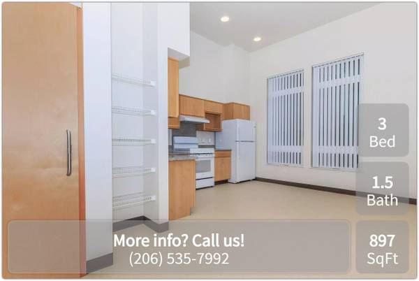 $2,251 / 3br - 897ft2 - A canvas for your dreams: Experience our spacious 3 BR today! (Seattle)64031136672003122