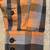ALFANI MODERN FIT  100% Cotton ORANGE GRAY PLAID LONG SLEEVE MENS BUTT 11 thumbnail