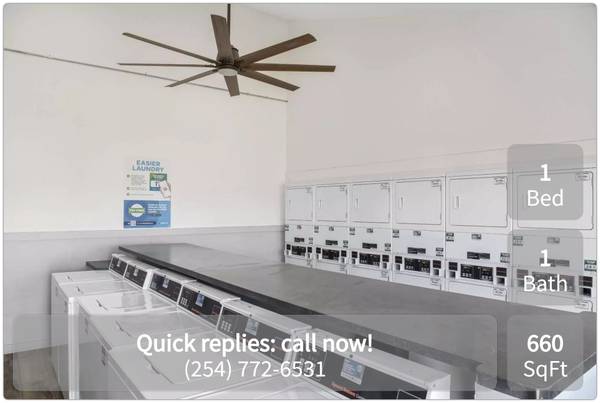 Central location in Waco. 1 Bed, 1 Bath! Stop by for a tour! 1