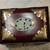 Vintage Shanghai China Rose Wood & Brass Jewelry Box w/ Jade & Lock 4 thumbnail
