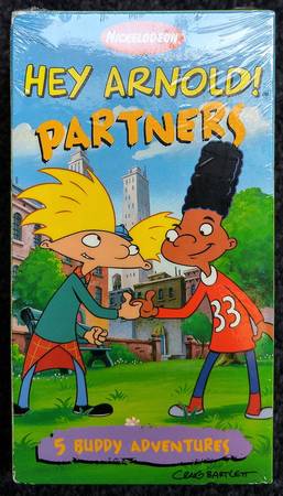 New Nickelodeon Hey Arnold Partners VHS tape 1